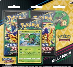 Pokemon Crown Zenith - Pin Collection Rillaboom